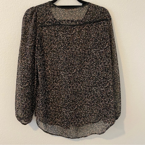 PLEIONE sheer patterned blouse - Picture 8 of 8